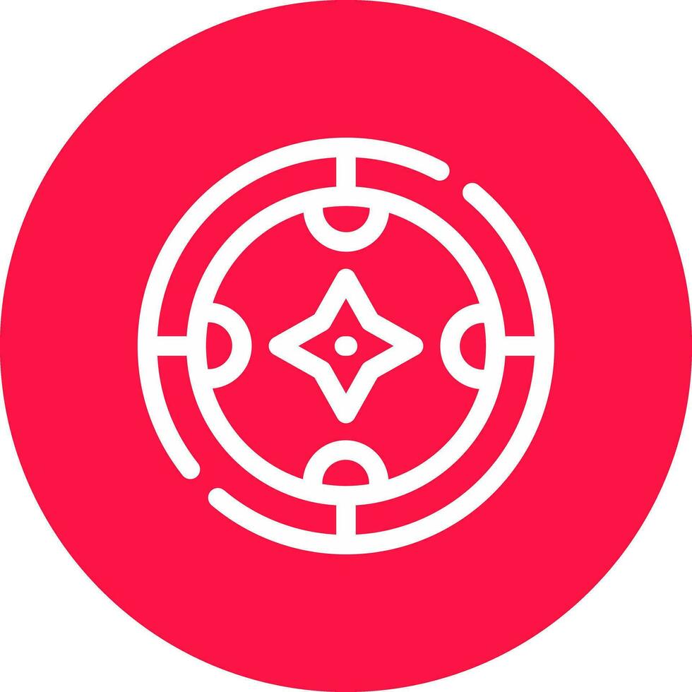 Compass Creative Icon Design vector