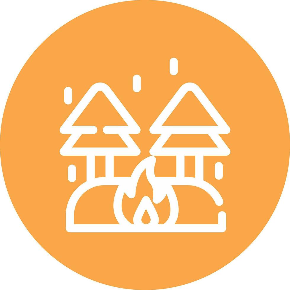 Fire Creative Icon Design vector