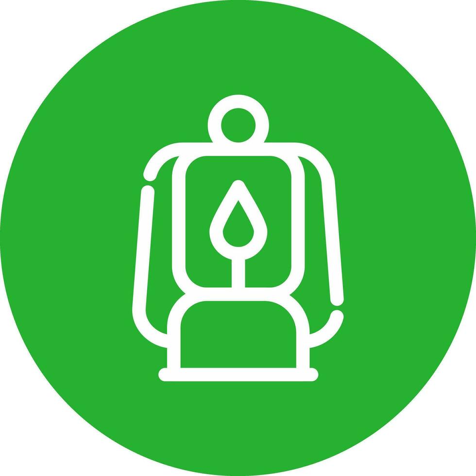 Oil Lamp Creative Icon Design vector