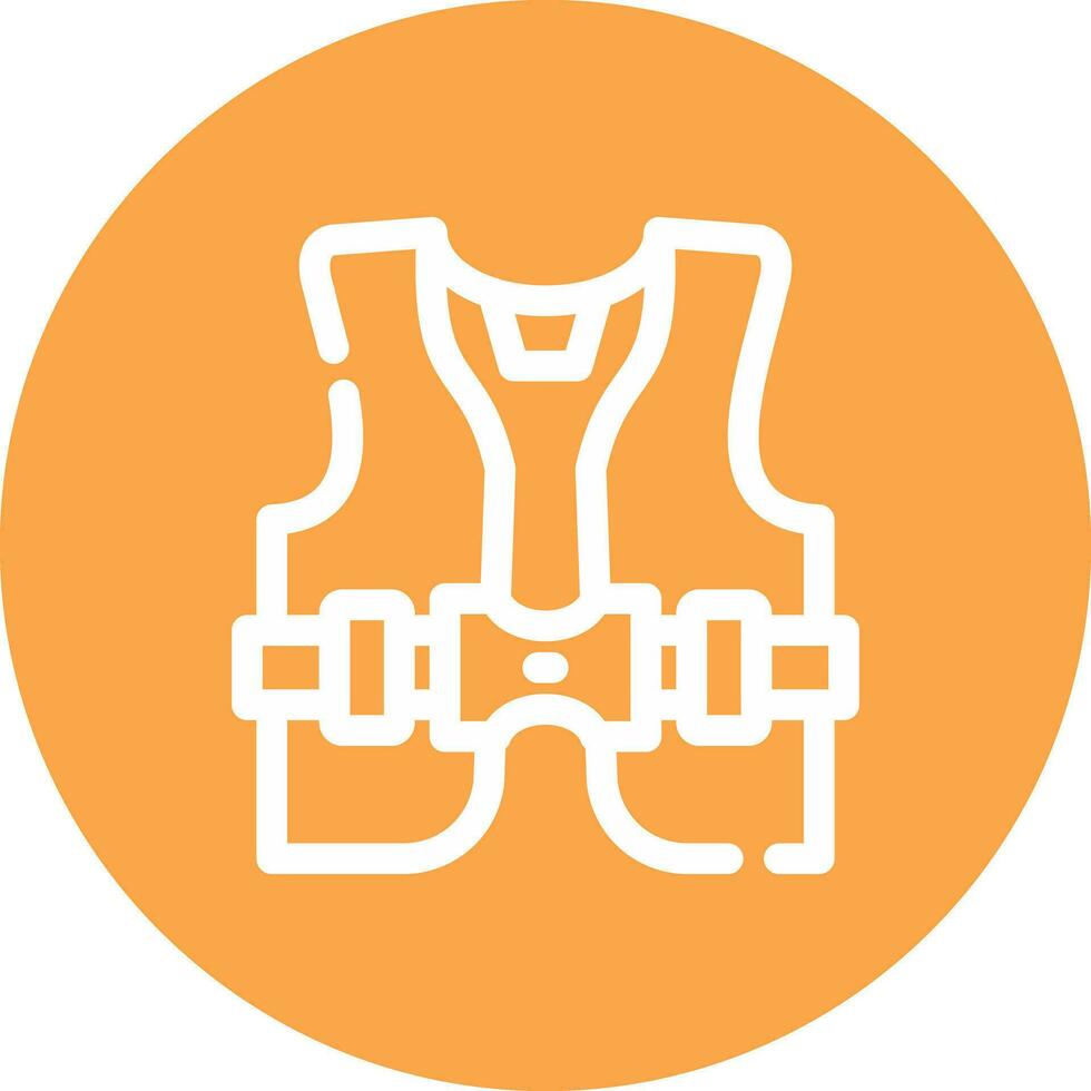 Life Jacket Creative Icon Design vector