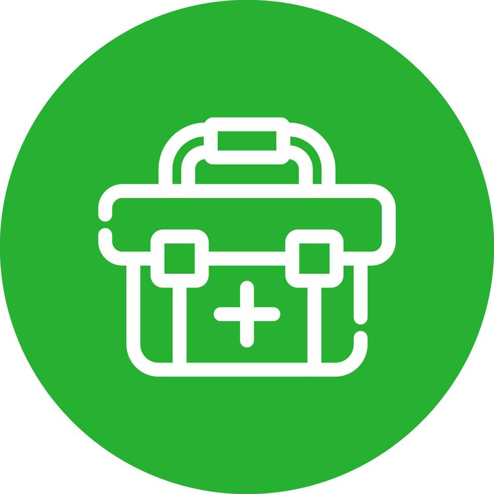 First Aid Kit Creative Icon Design vector