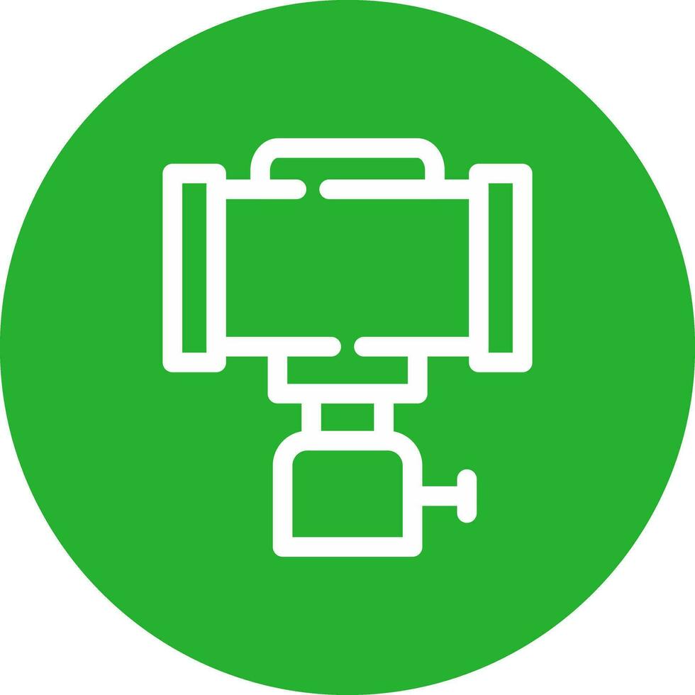 Selfie Stick Creative Icon Design vector