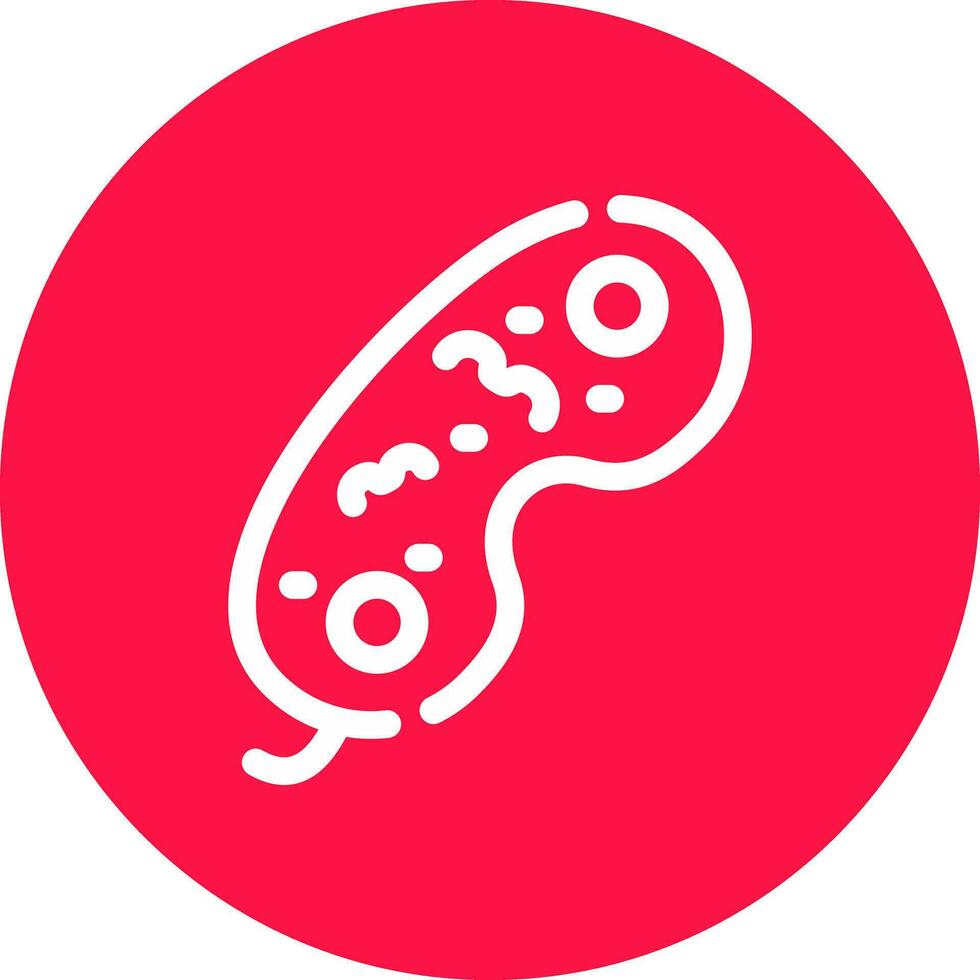 Bacteria Creative Icon Design vector