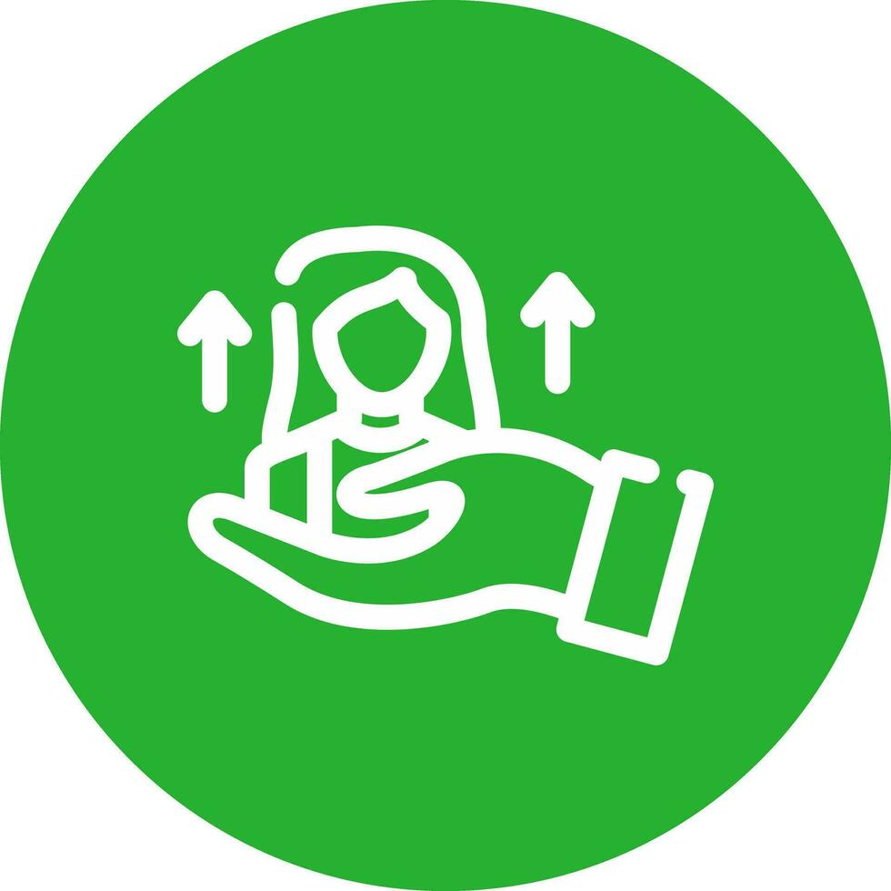 Hand Creative Icon Design vector