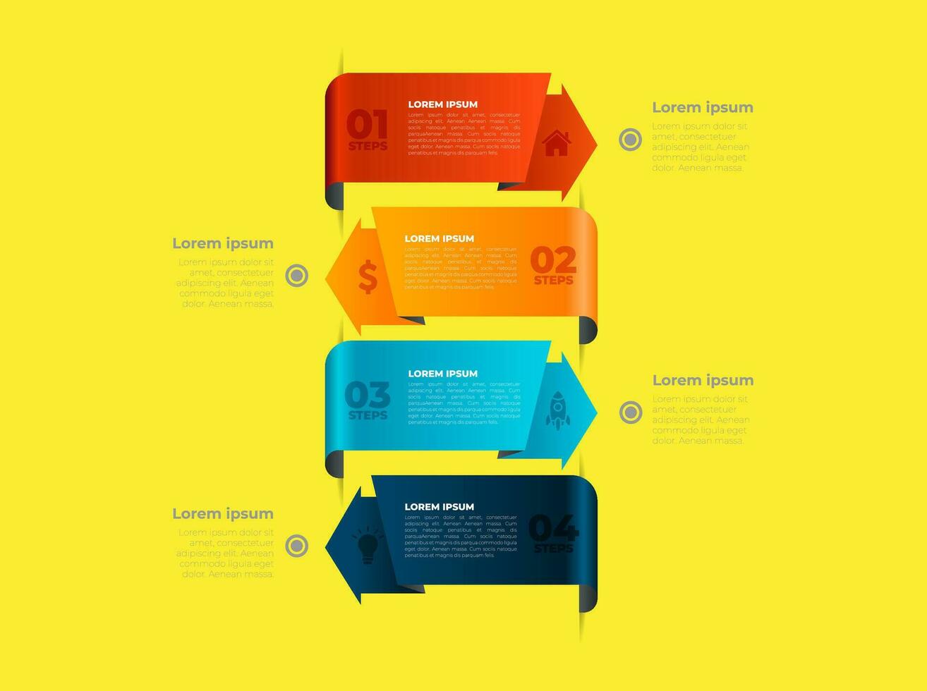 Creative Infographic Works vector