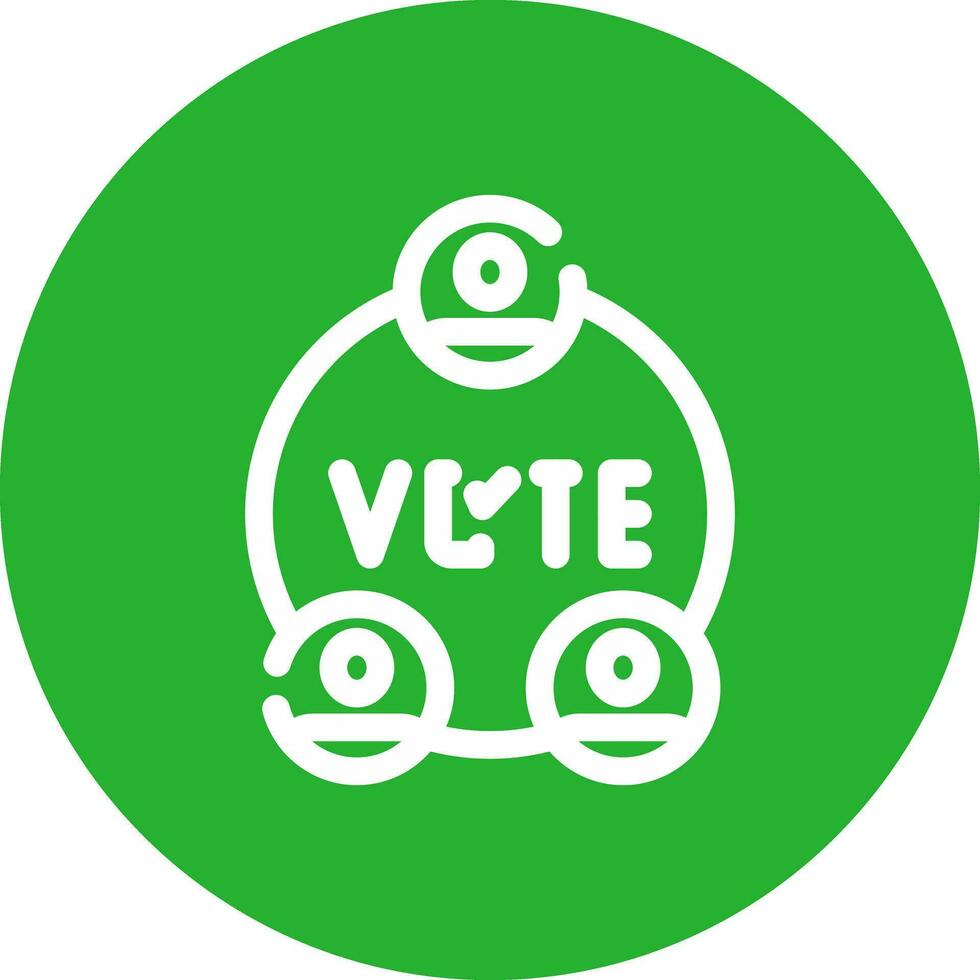 diseño de icono creativo de elecciones vector