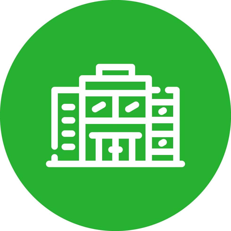 Office Building Creative Icon Design vector