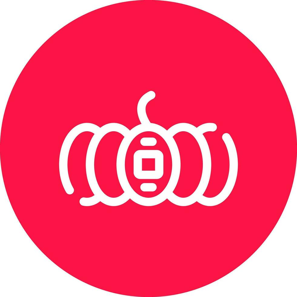 Pumpkin Creative Icon Design vector
