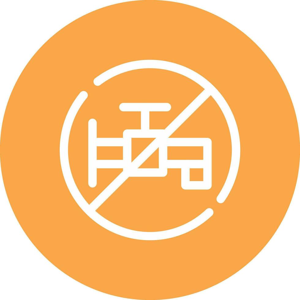 Dont Waste Water Creative Icon Design vector