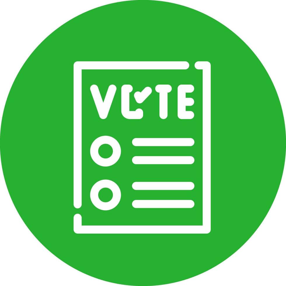 Ballot Creative Icon Design vector