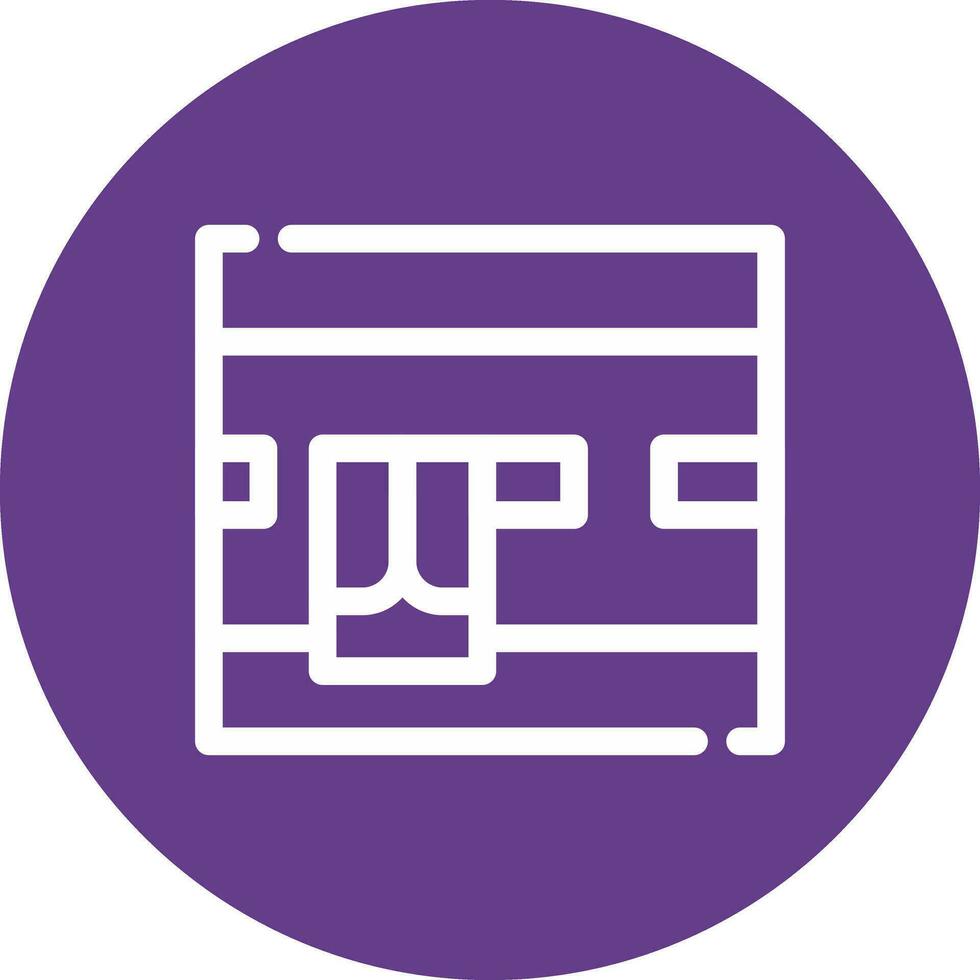 Kaaba Creative Icon Design vector