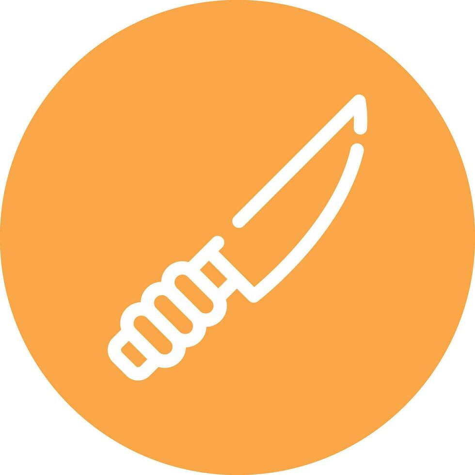 diseño de icono creativo de cuchillo vector