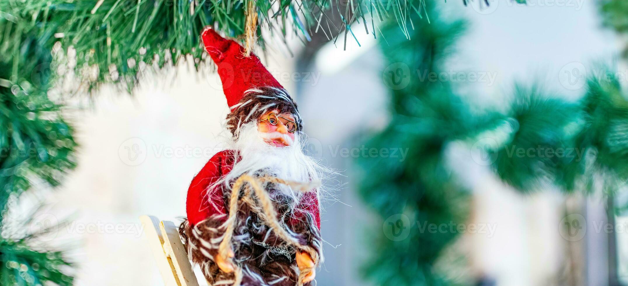 Santa Claus, Christmas decoration to hang up. photo