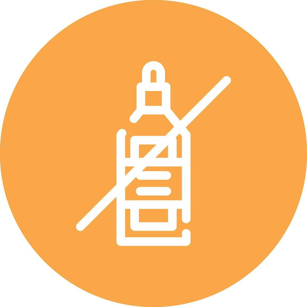 No Wine Creative Icon Design vector