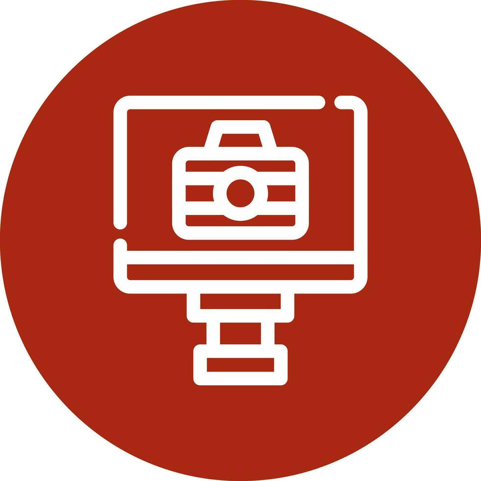 Lcd Camera Creative Icon Design vector