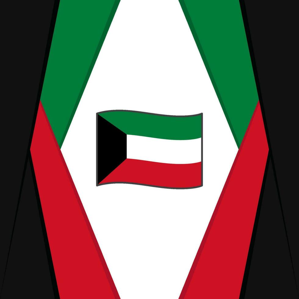 Kuwait bandera resumen antecedentes diseño modelo. Kuwait independencia día bandera social medios de comunicación correo. Kuwait diseño vector