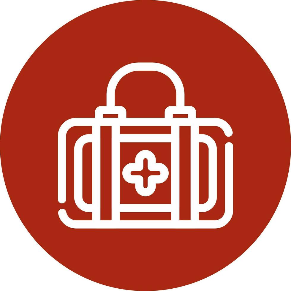 First Aid Kit Creative Icon Design vector