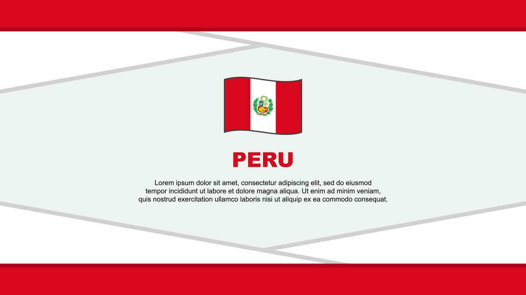 Perú bandera resumen antecedentes diseño modelo. Perú independencia día bandera dibujos animados vector ilustración. vector