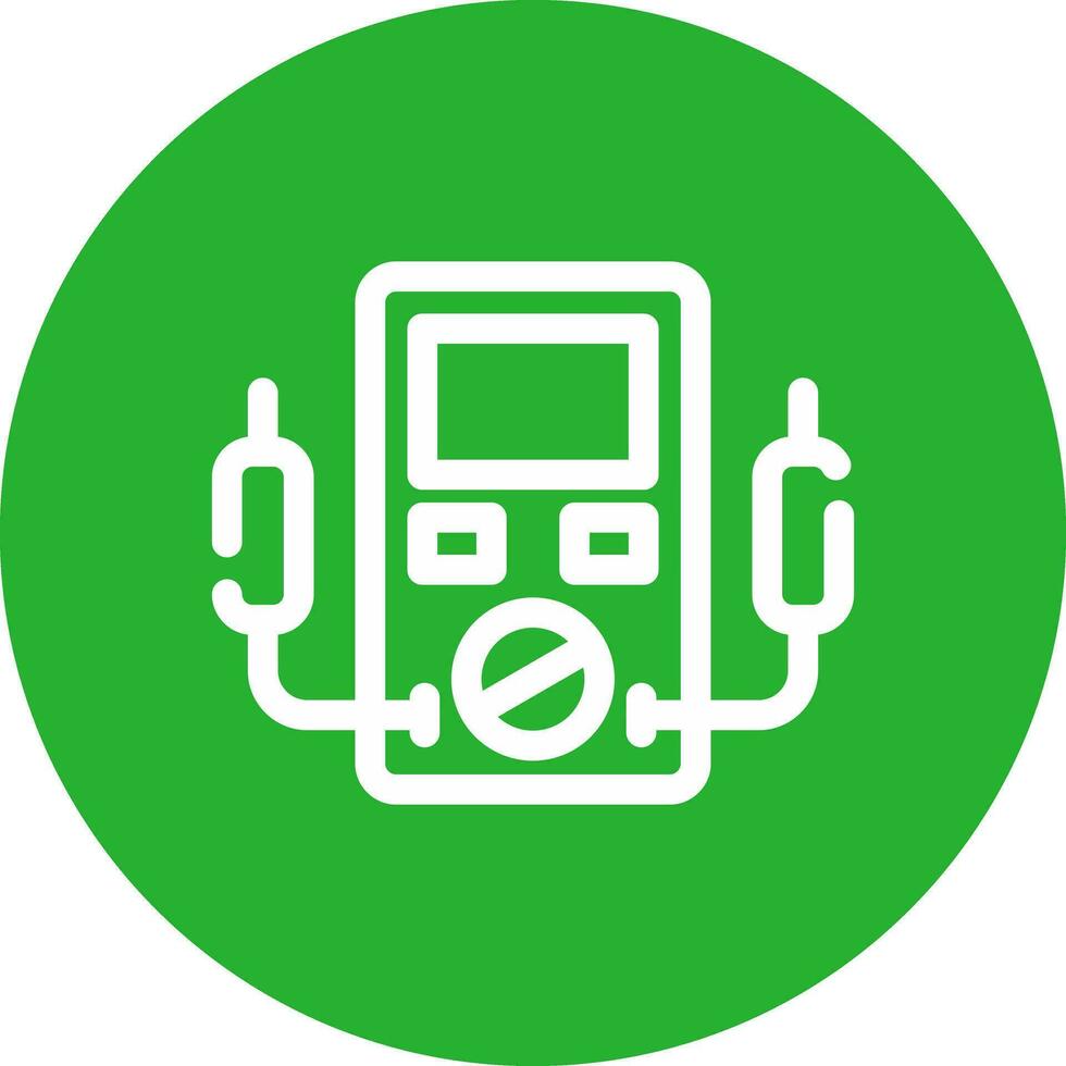 Voltmeter Creative Icon Design vector