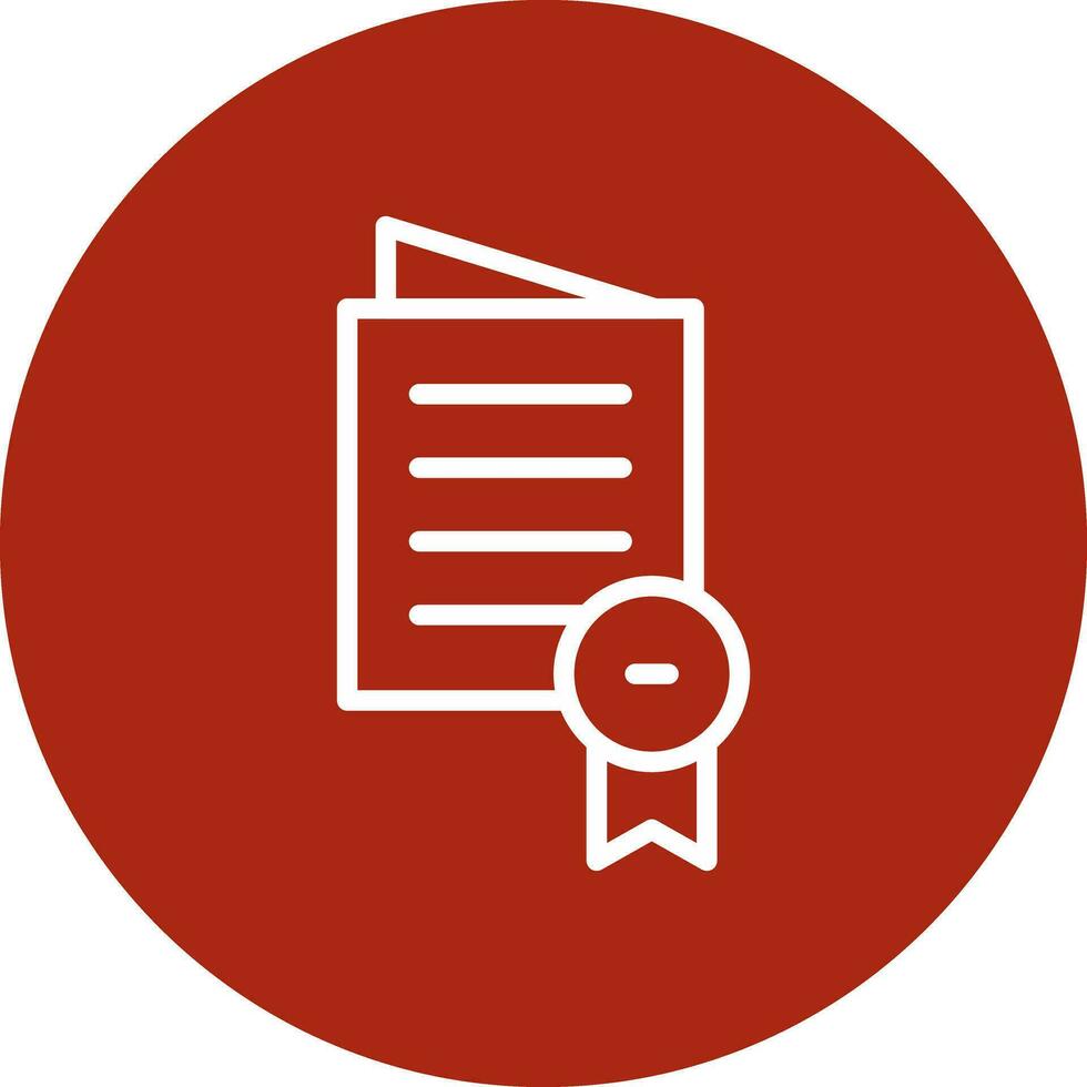 Certificate Creative Icon Design vector