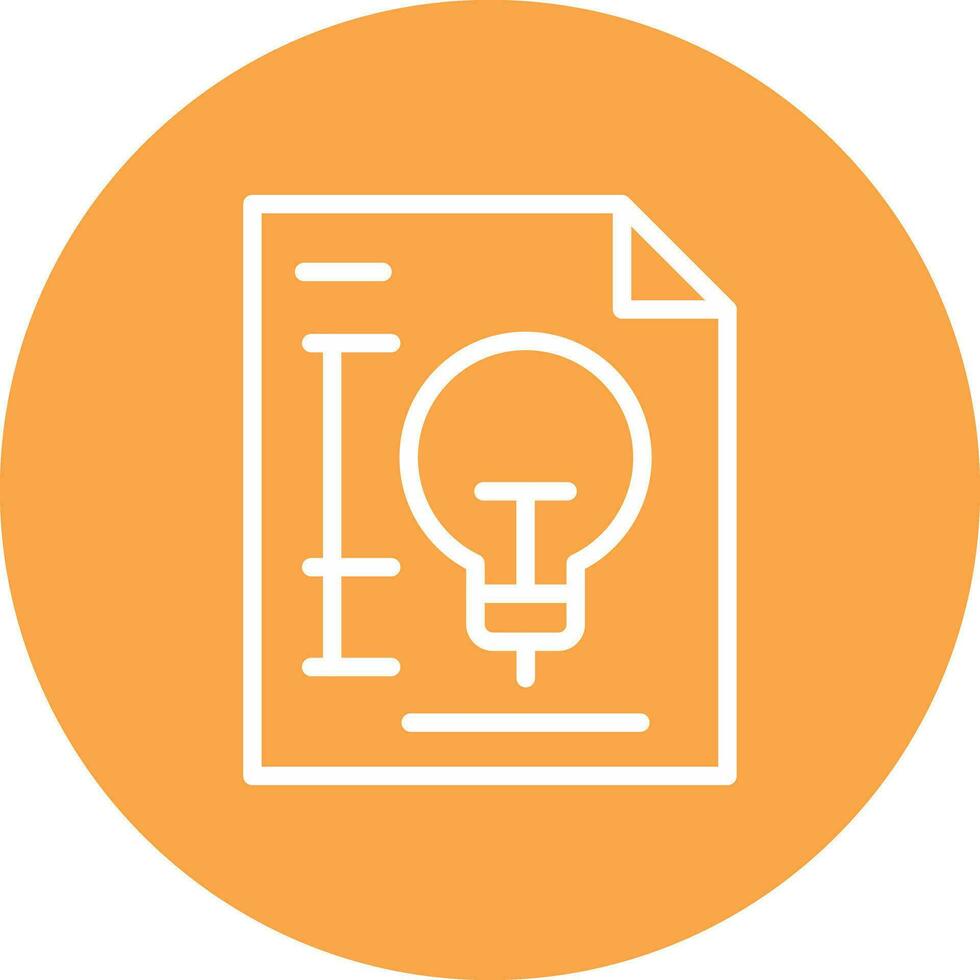 Patent Creative Icon Design vector