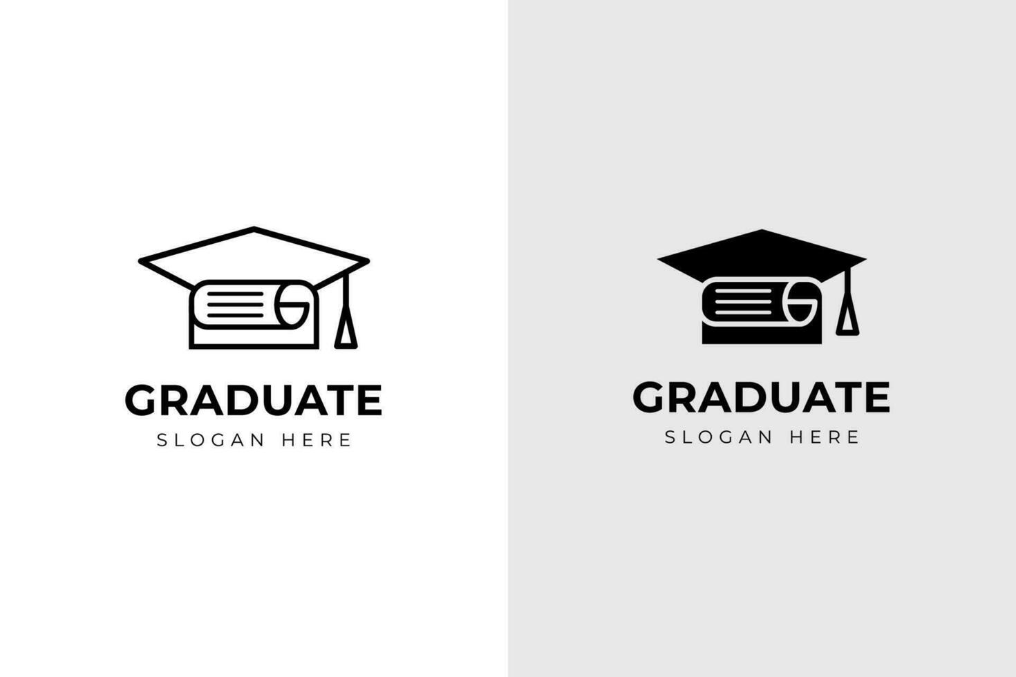 graduación gorra logo icono diseño. Universidad Universidad educación logo símbolo vector
