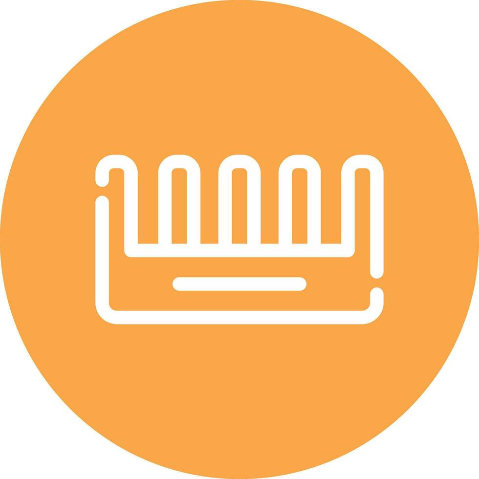 Comb Creative Icon Design vector