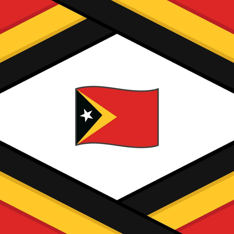 East Timor Flag Abstract Background Design Template. East Timor Independence Day Banner Social Media Post. East Timor Template vector