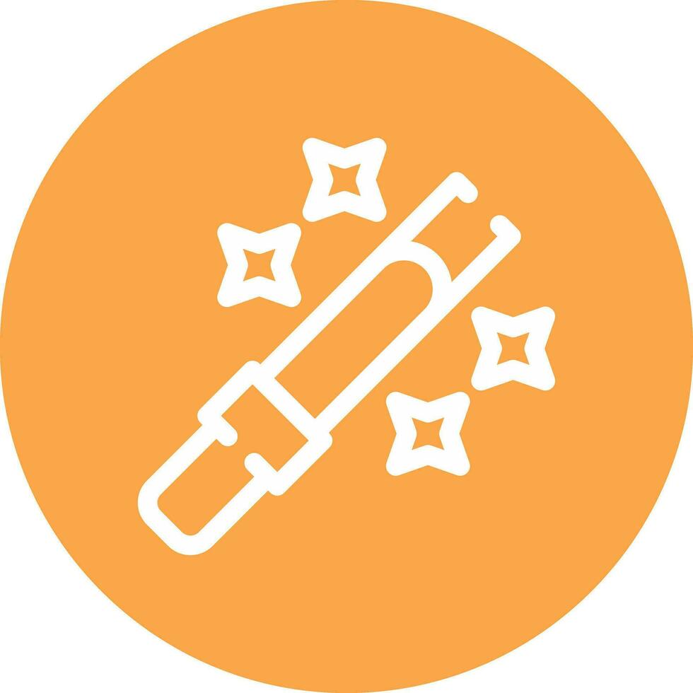 Glow Sticks Creative Icon Design vector