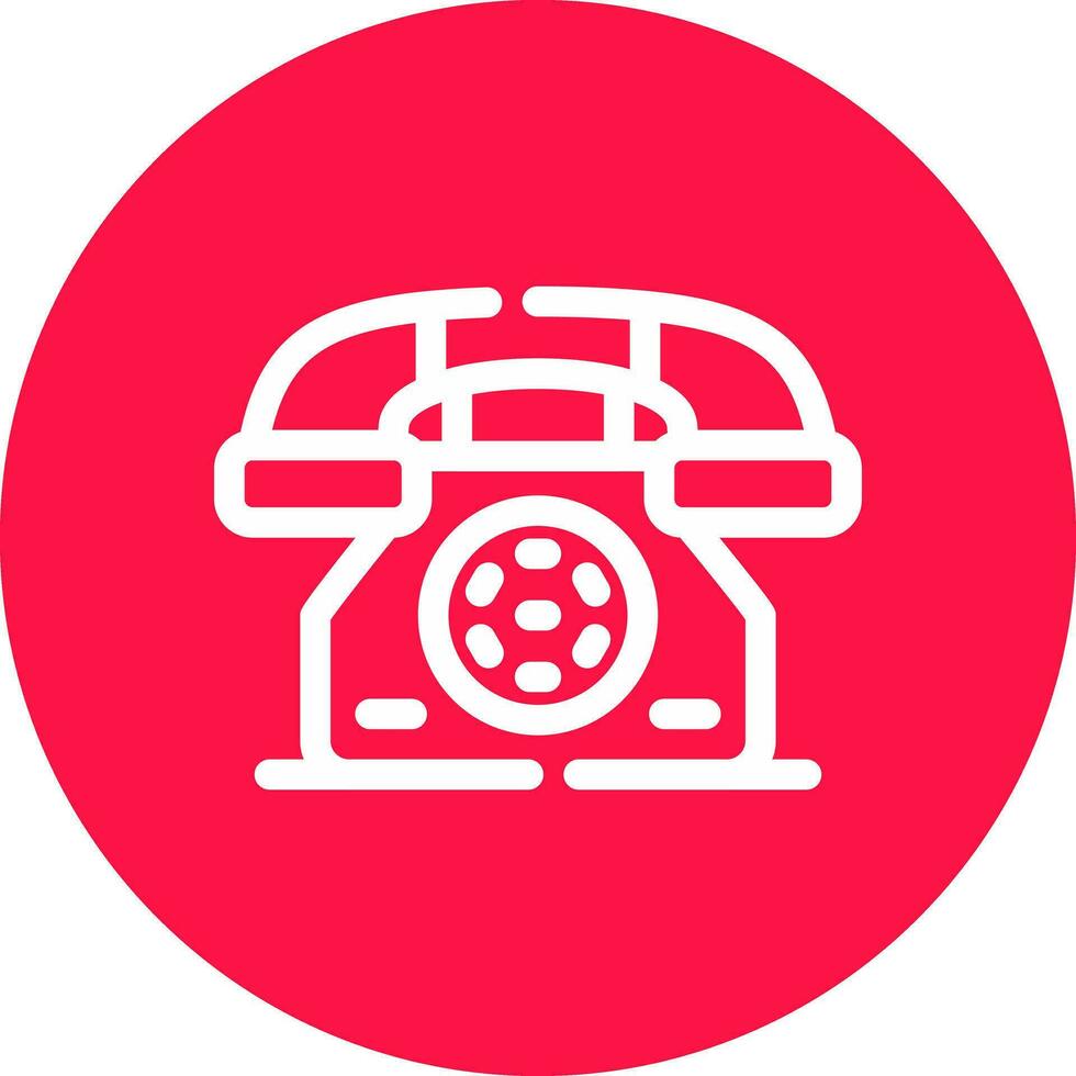 Telephone Creative Icon Design vector