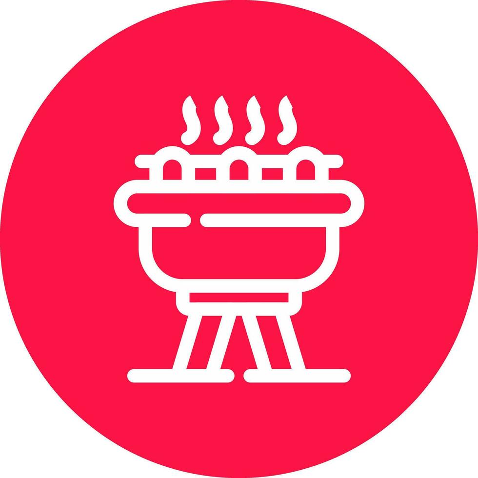 Barbecue Creative Icon Design vector