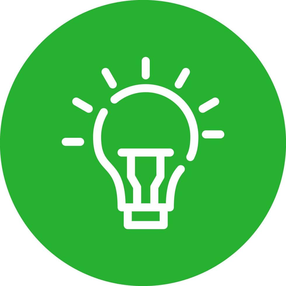 Big Light Creative Icon Design vector