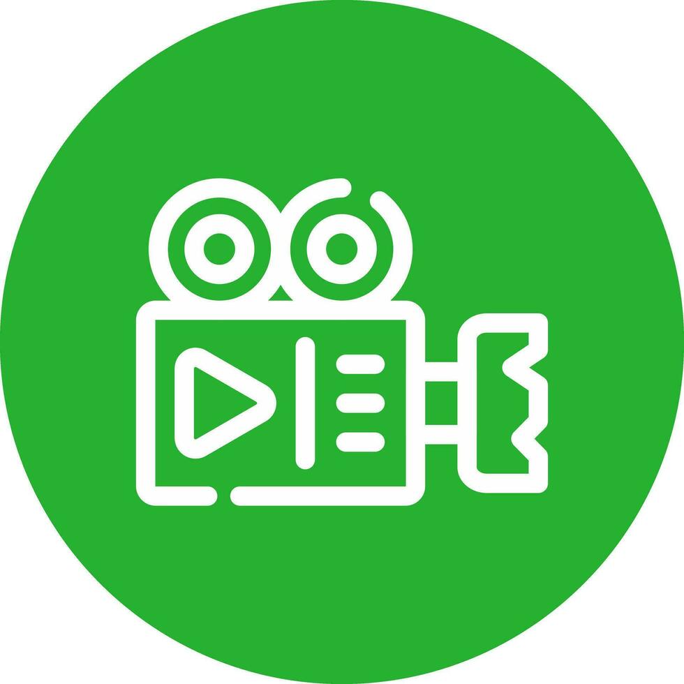 Video Camera Creative Icon Design vector
