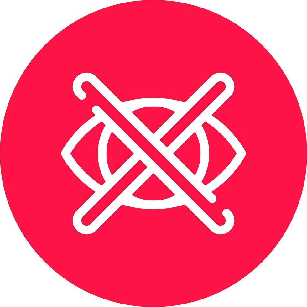 Close Eyes Creative Icon Design vector