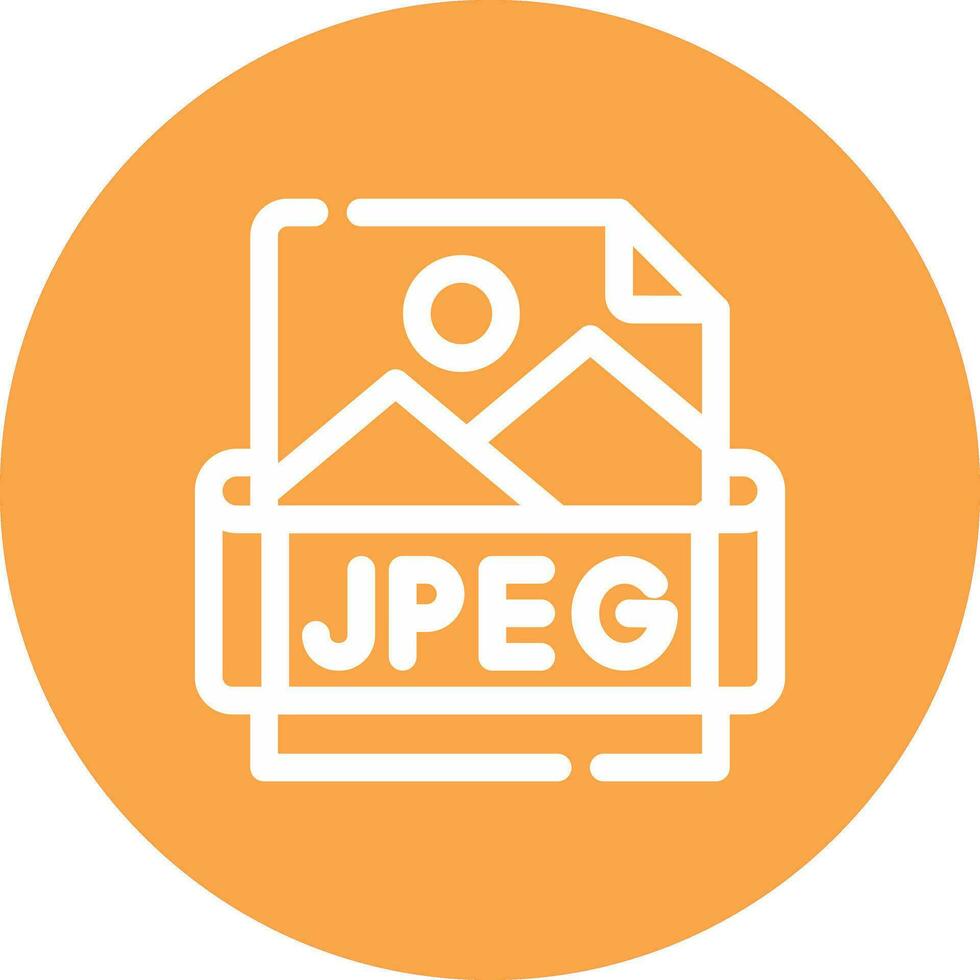 Jpeg Creative Icon Design vector
