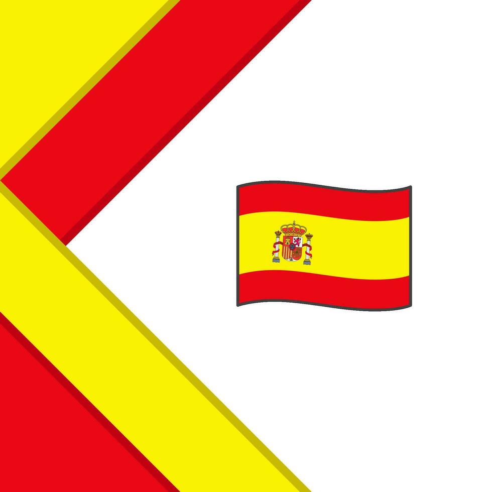 España bandera resumen antecedentes diseño modelo. España independencia día bandera social medios de comunicación correo. España ilustración vector