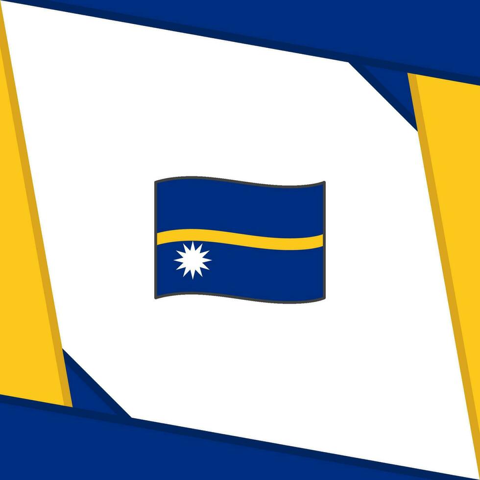 nauru bandera resumen antecedentes diseño modelo. nauru independencia día bandera social medios de comunicación correo. nauru dibujos animados vector