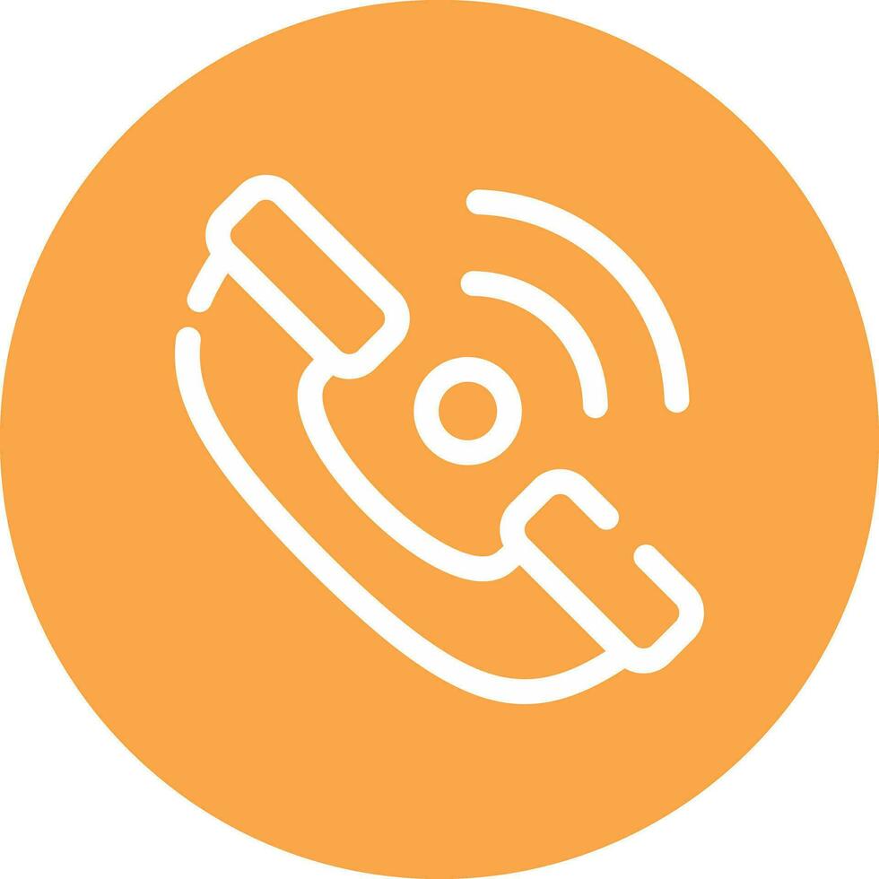 Phone Receiver Creative Icon Design vector