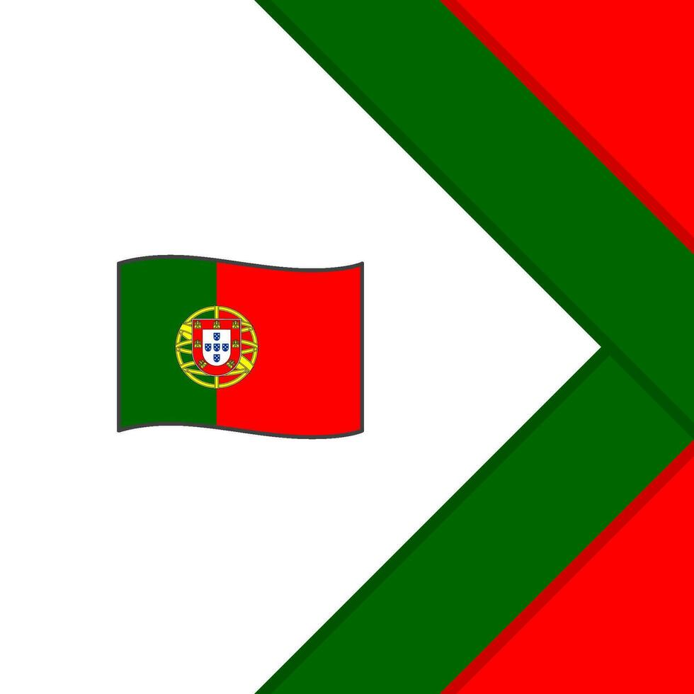 Portugal bandera resumen antecedentes diseño modelo. Portugal independencia día bandera social medios de comunicación correo. Portugal modelo vector