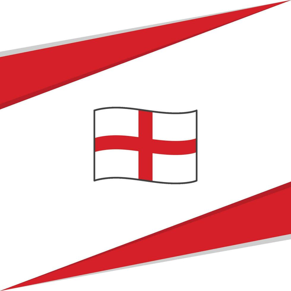 England Flag Abstract Background Design Template. England Independence Day Banner Social Media Post. England Flag vector