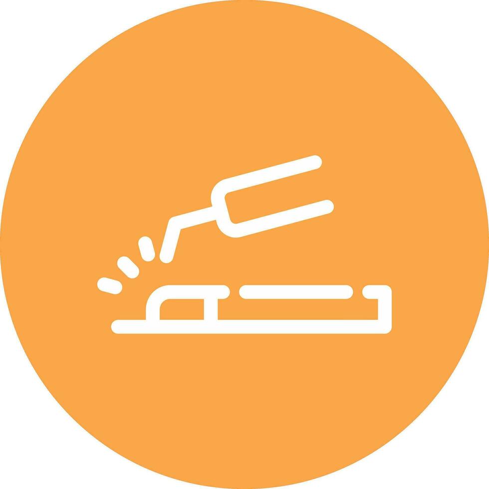 Welding Machine Creative Icon Design vector