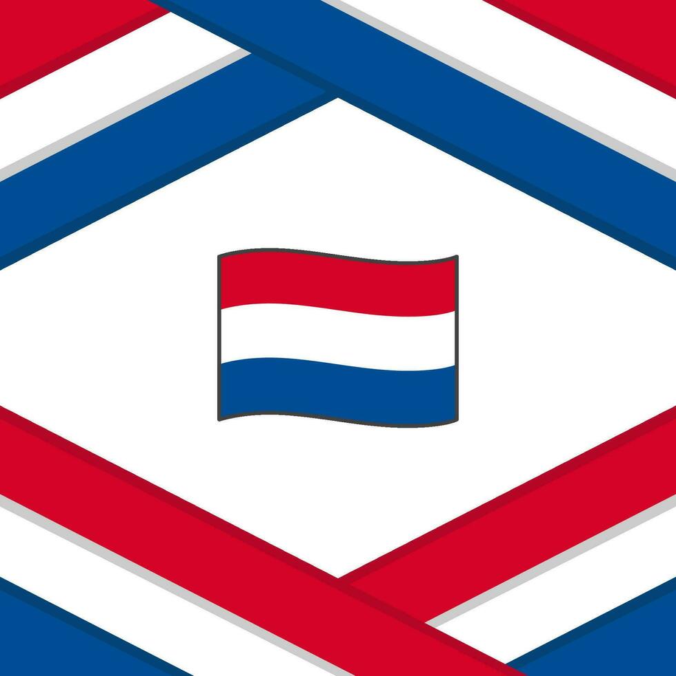 Netherlands Flag Abstract Background Design Template. Netherlands Independence Day Banner Social Media Post. Netherlands Template vector