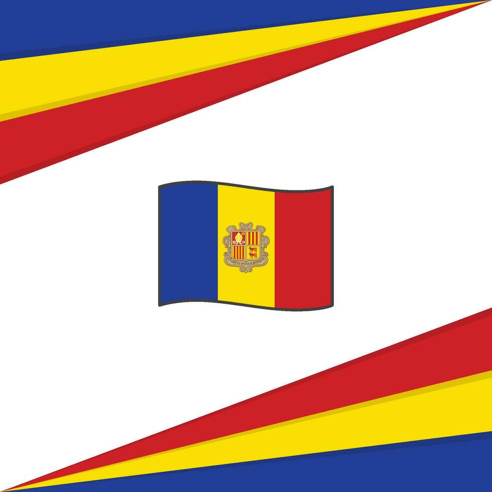 andorra bandera resumen antecedentes diseño modelo. andorra independencia día bandera social medios de comunicación correo. andorra diseño vector