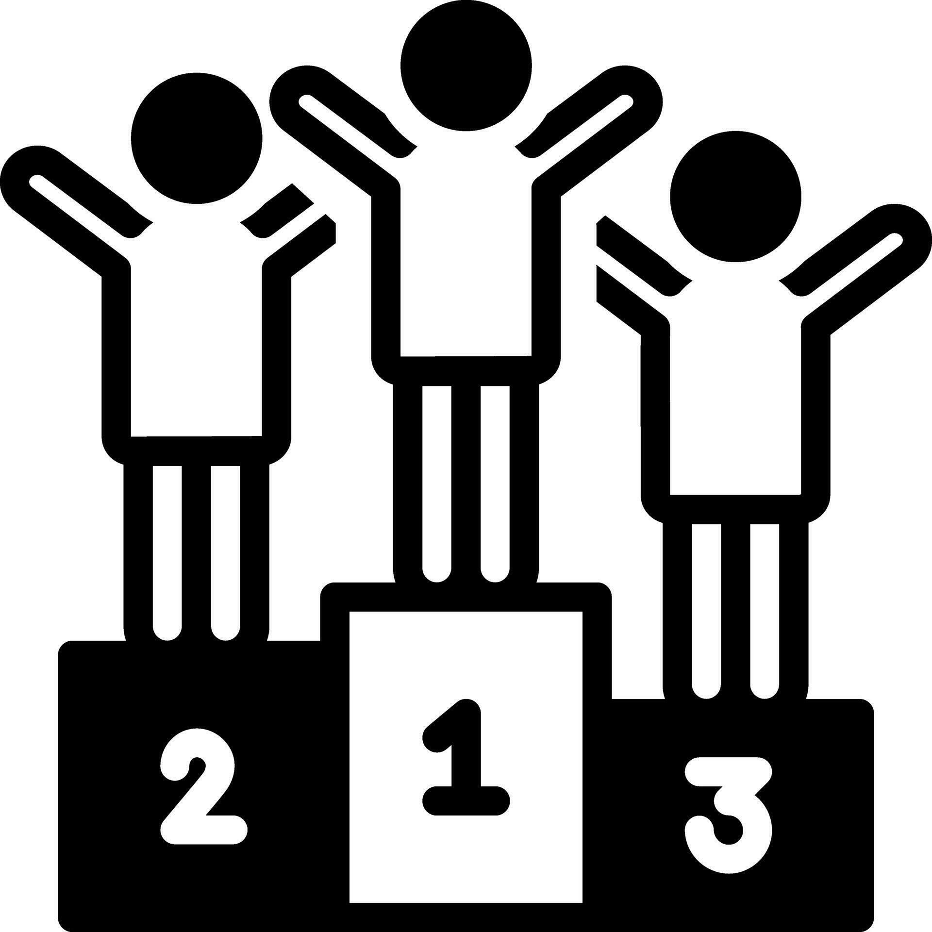 solid icon for winners 30804188 Vector Art at Vecteezy