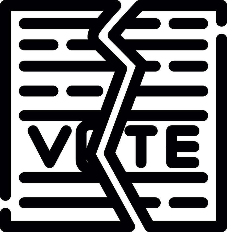 Ballot Creative Icon Design vector