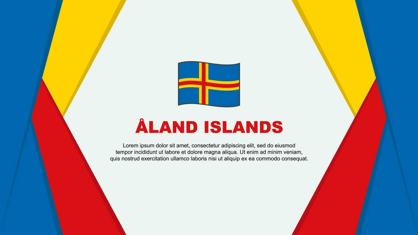 una tierra islas bandera resumen antecedentes diseño modelo. una tierra islas independencia día bandera dibujos animados vector ilustración. una tierra islas antecedentes