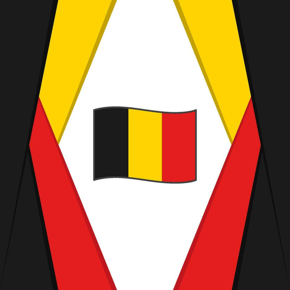 Belgium Flag Abstract Background Design Template. Belgium Independence Day Banner Social Media Post. Belgium Background vector