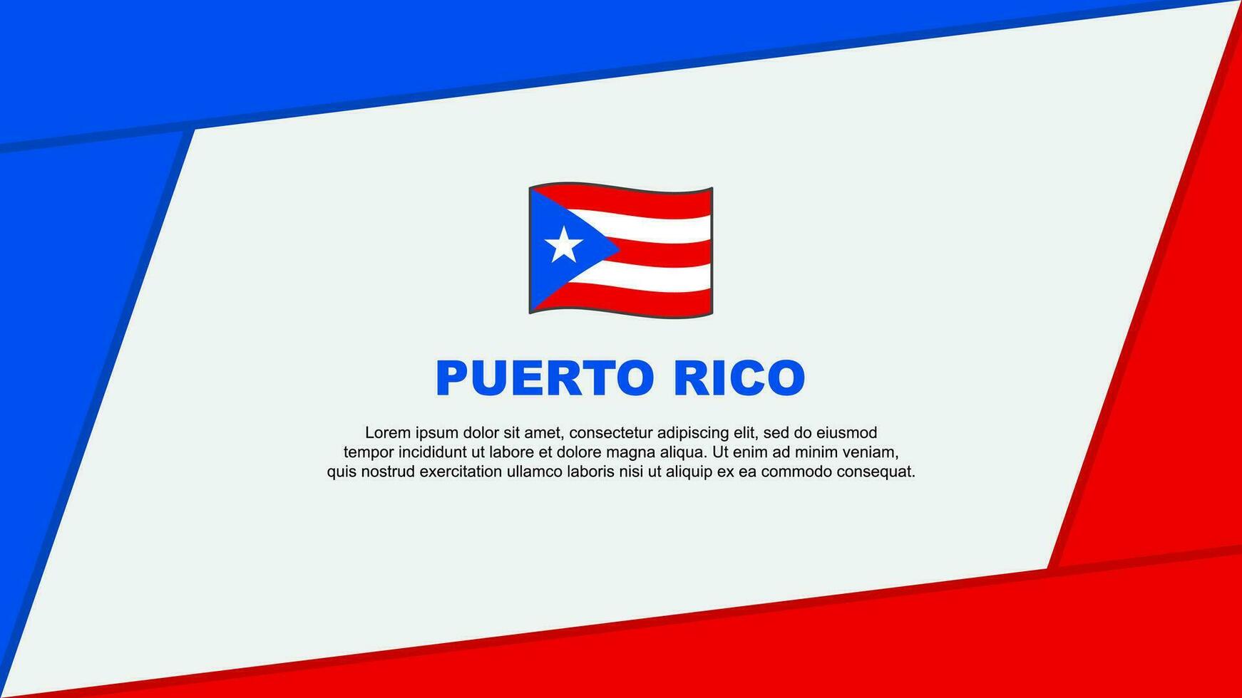 puerto rico bandera resumen antecedentes diseño modelo. puerto rico independencia día bandera dibujos animados vector ilustración. puerto rico bandera