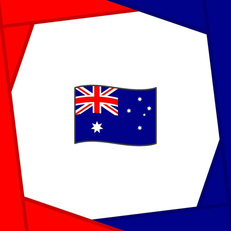 Australia bandera resumen antecedentes diseño modelo. Australia independencia día bandera social medios de comunicación correo. Australia bandera vector