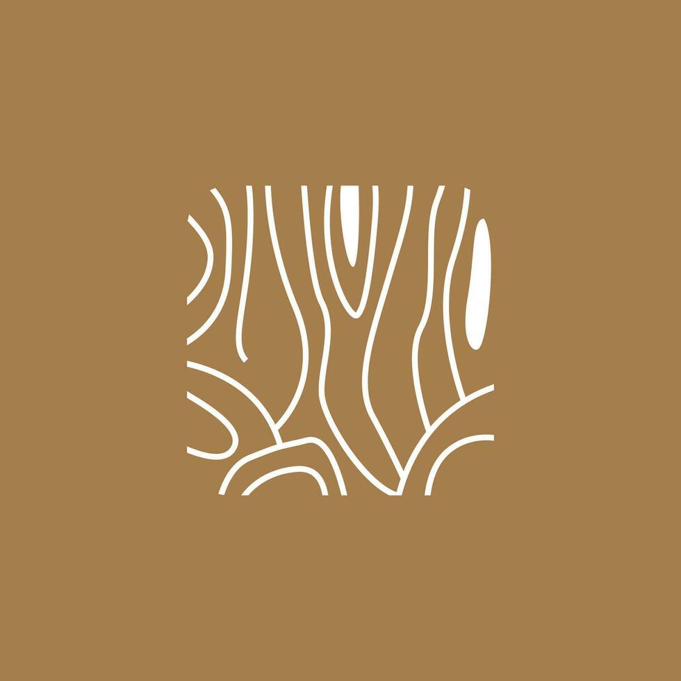 Wood Logo, Wood Layers And Natural Fibers Design, Carpenter Vector, Wood Tools vector